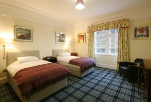Dalness Lodge twin bedroom