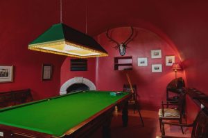 Kinross House billiards room