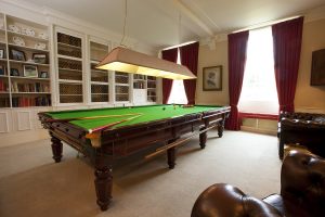 Gordon Castle billiards room