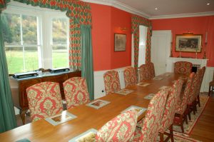 Inverbroom Lodge dining table