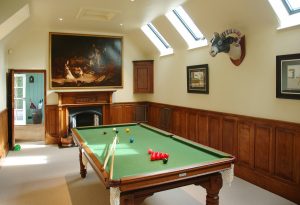 Dalcross Castle Billiards room