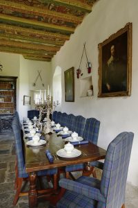 Forter Castle dining room