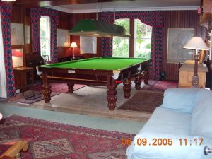 Inverbroom Lodge billiard table