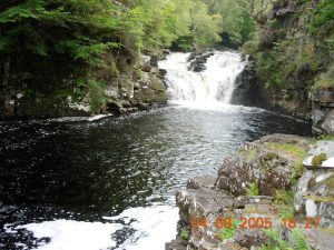 Inverbroom Lodge waterfall