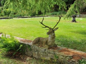 Scatwell stag statue