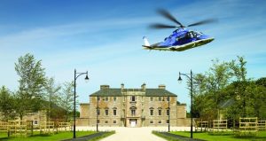 Archerfield House helicopter
