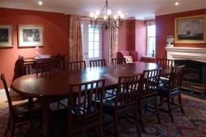Langwell Lodge dining room